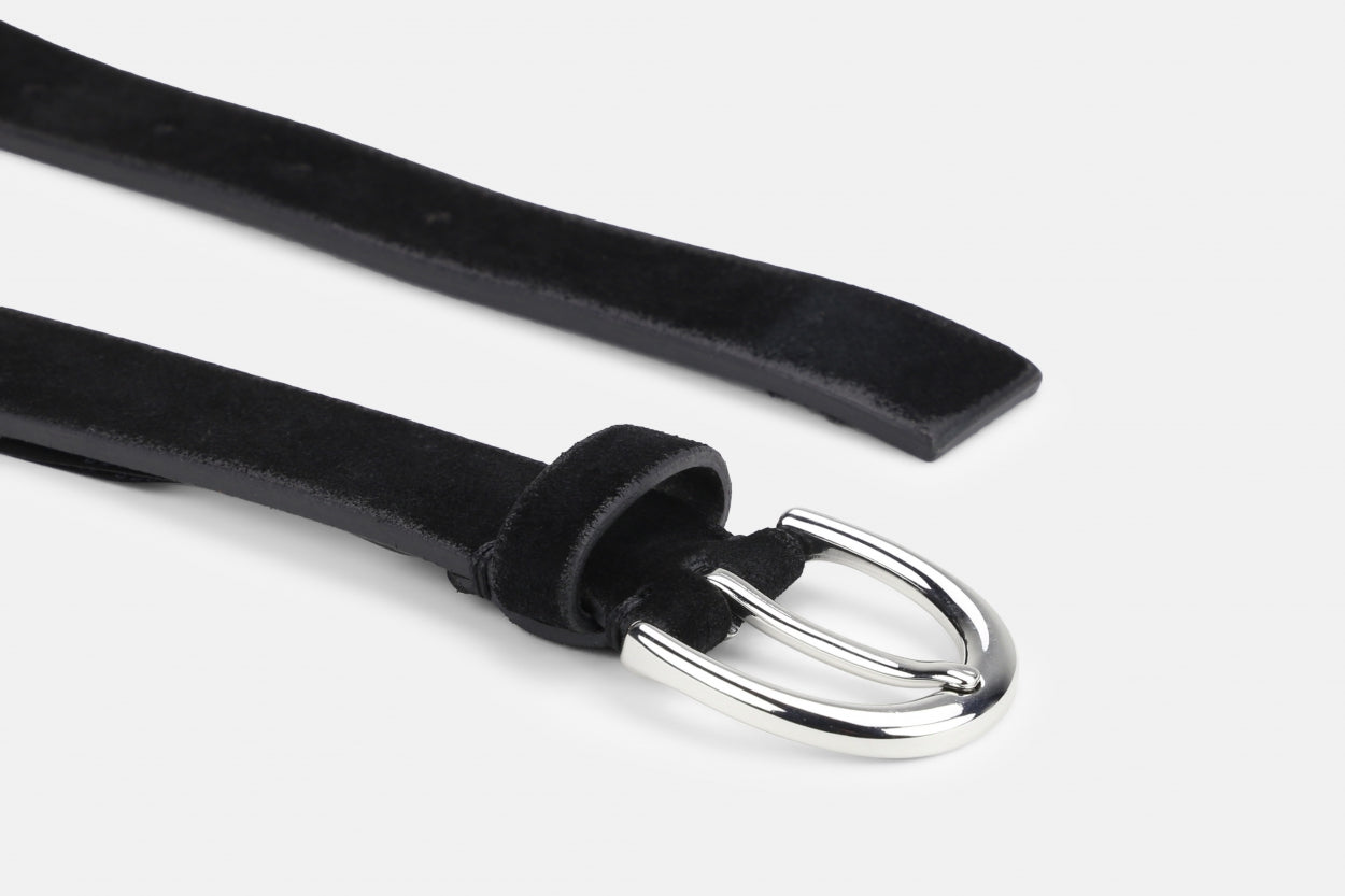 Town Suede Belt | Black