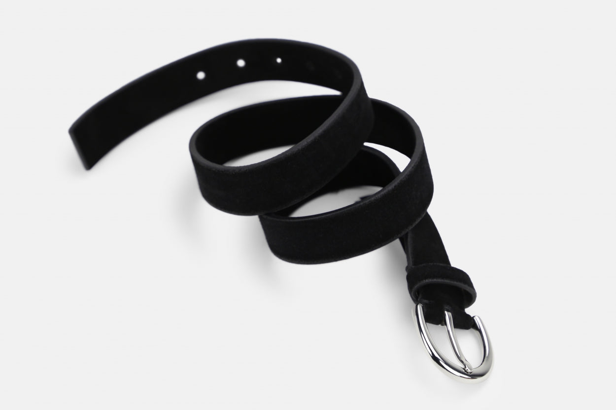 Town Suede Belt | Black