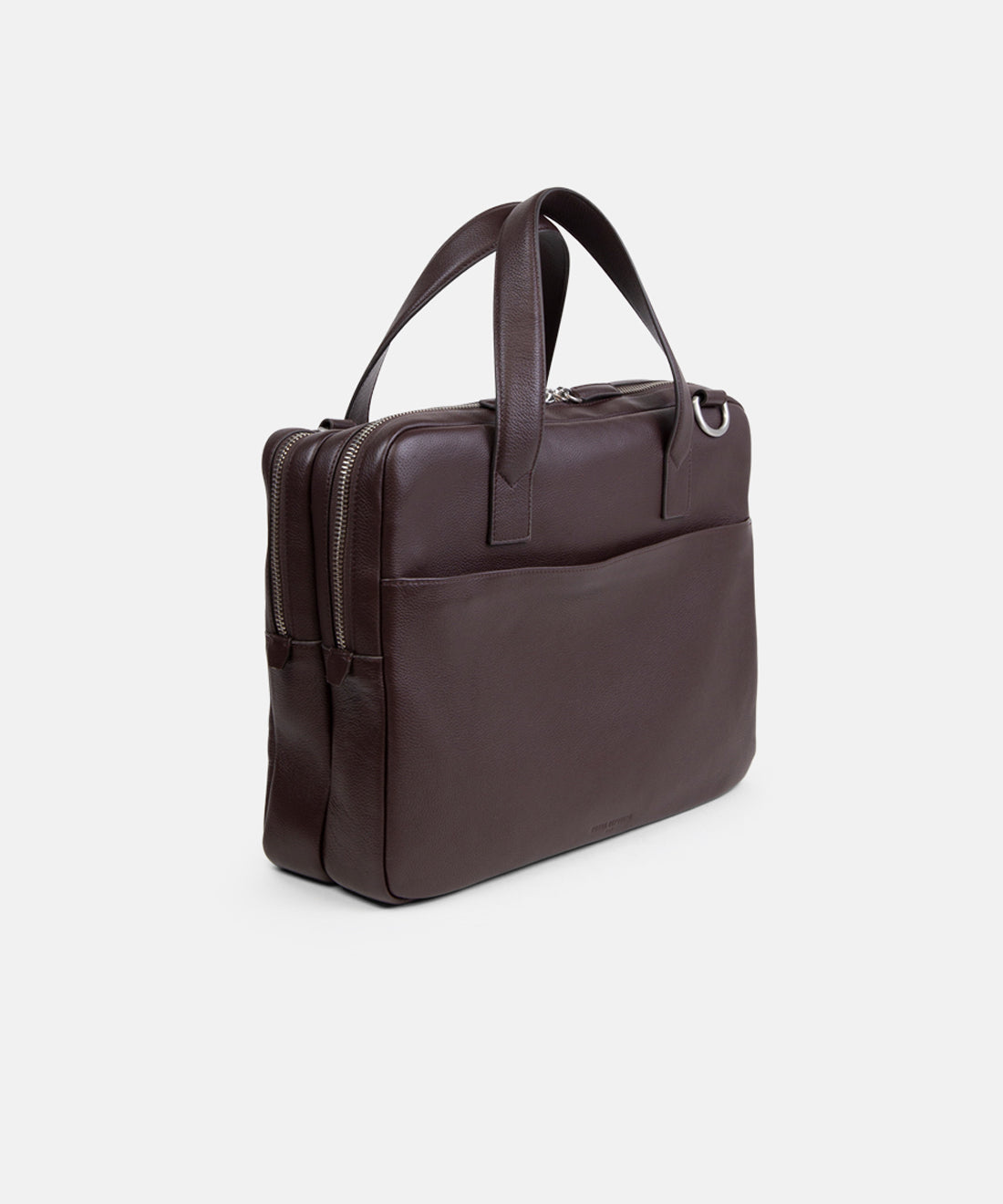 Lance Double zip Laptop Bag | Brown