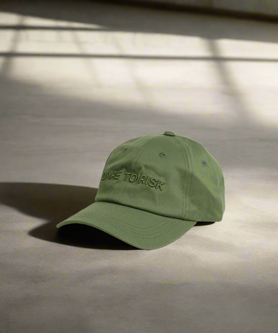 Aims of Life Cap - Dare to Risk | Dark Khaki