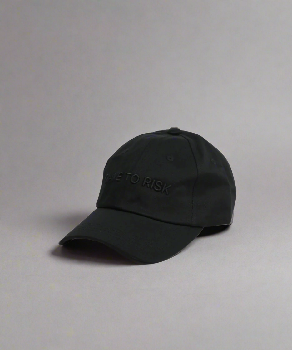 Aims of Life Cap - Dare to Risk | Black