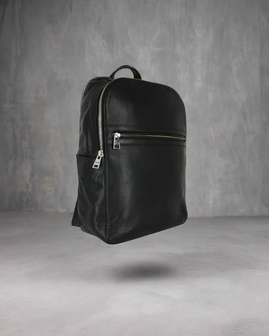 Black Royal RepubliQ backpack on a gray background