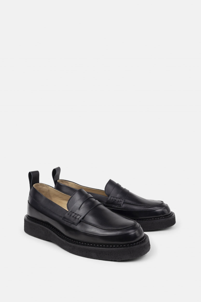 Tediq Crepe Loafer | Black