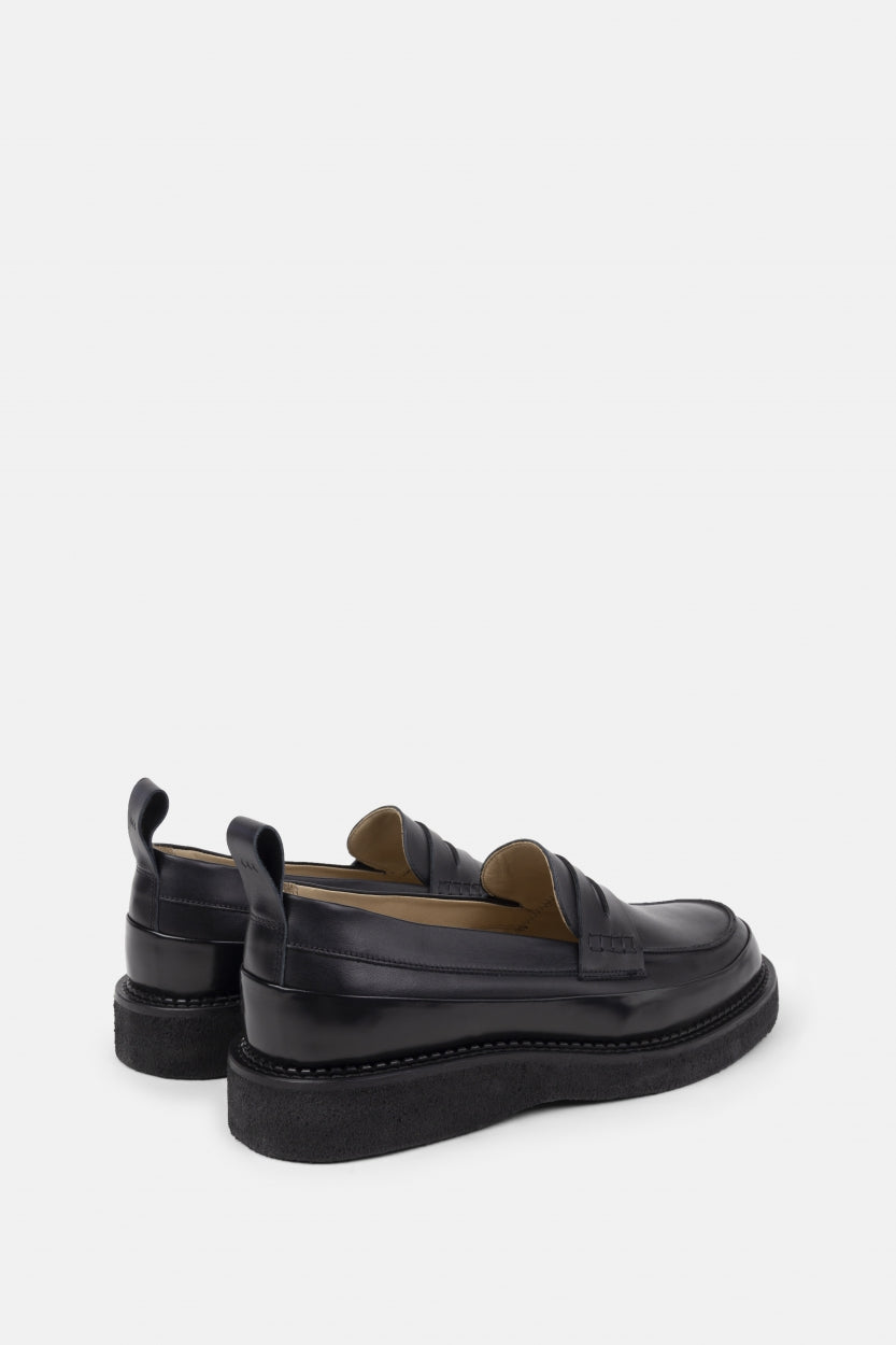 Tediq Crepe Loafer | Black