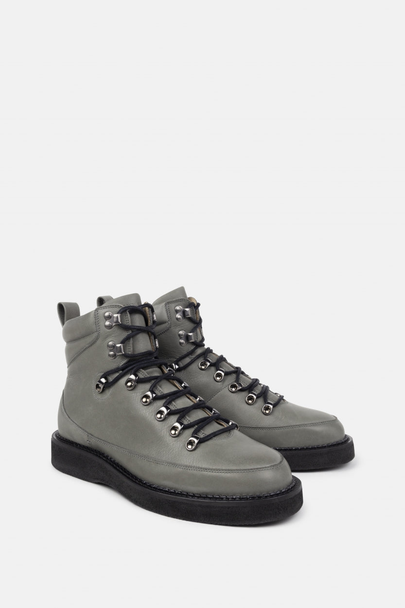 Tediq Crepe Hiker Boot | Dark Khaki / Anthracite