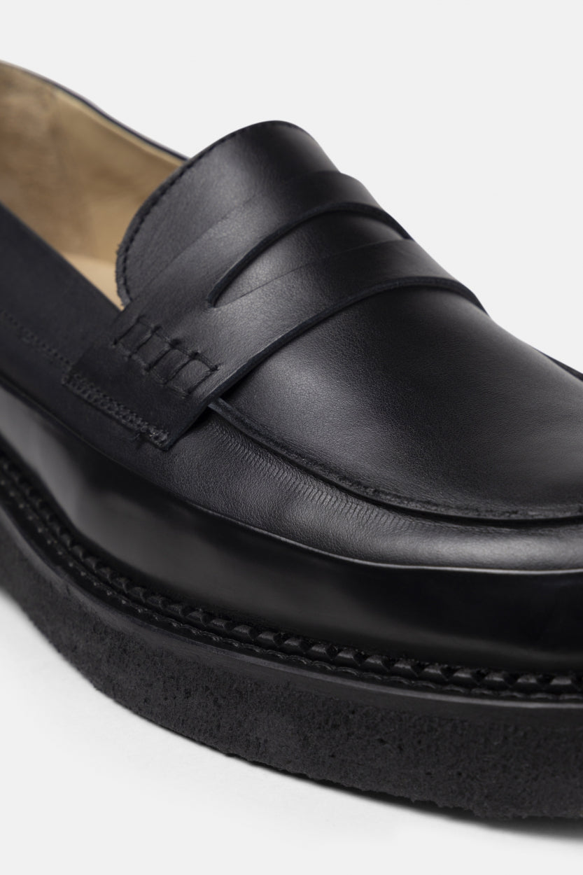 Tediq Crepe Loafer | Black