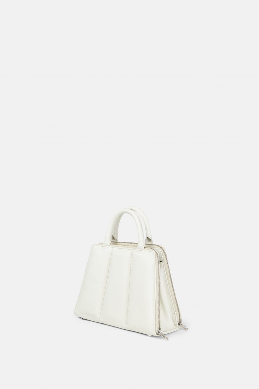 Trapeze Handbag Padded | Off White