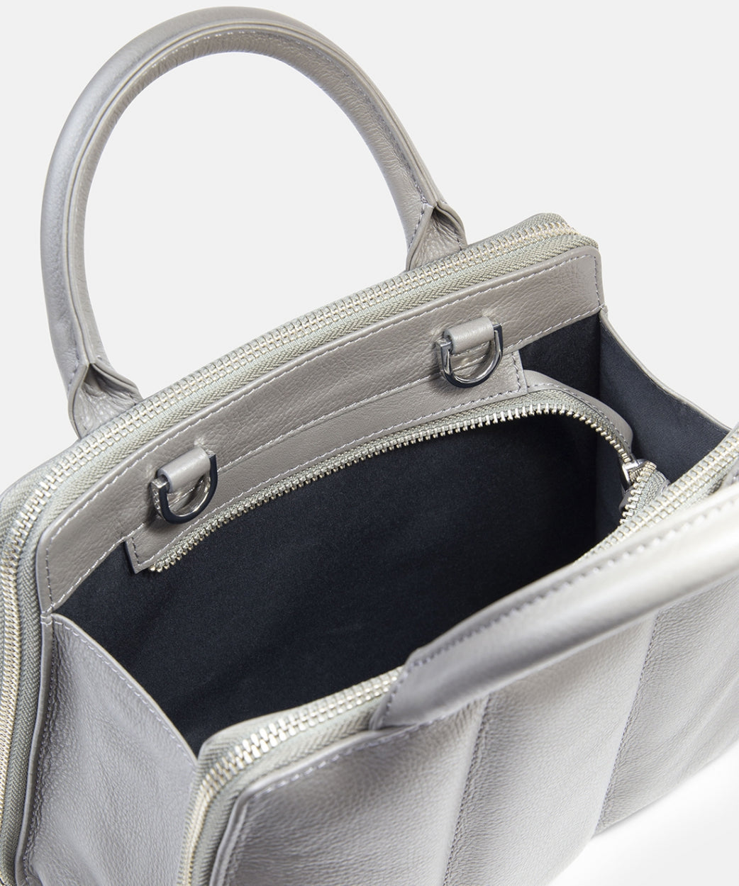 Trapeze Handbag Padded | Dark Khaki / Anthracite