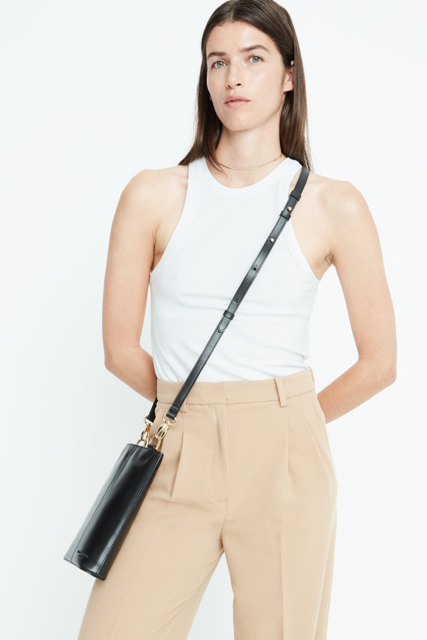 Reflection Shoulder bag Vertical | Black