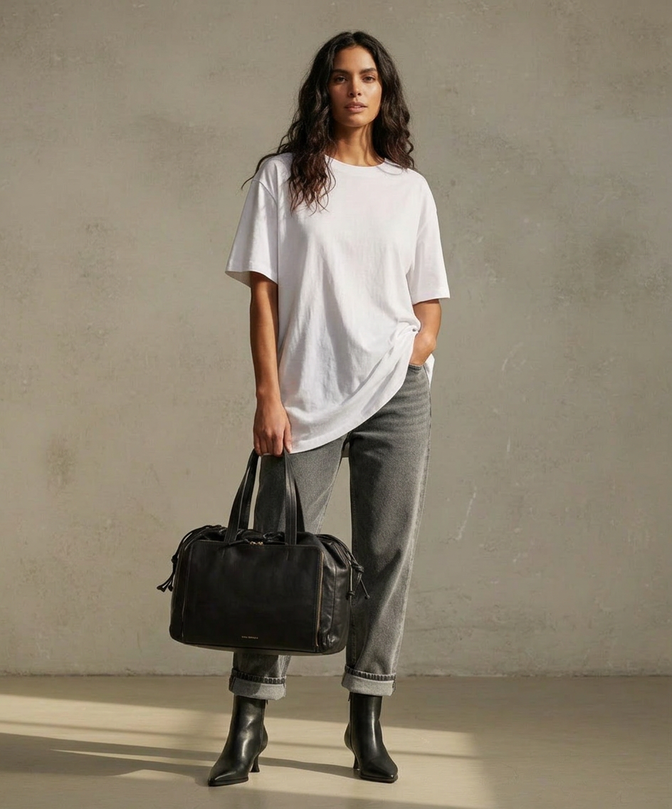 Leia Shopper Bag | Black