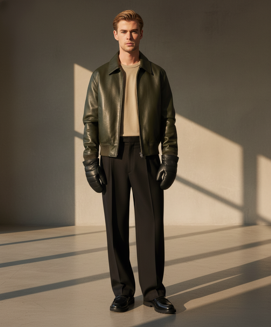 Padded Glove Men | Black