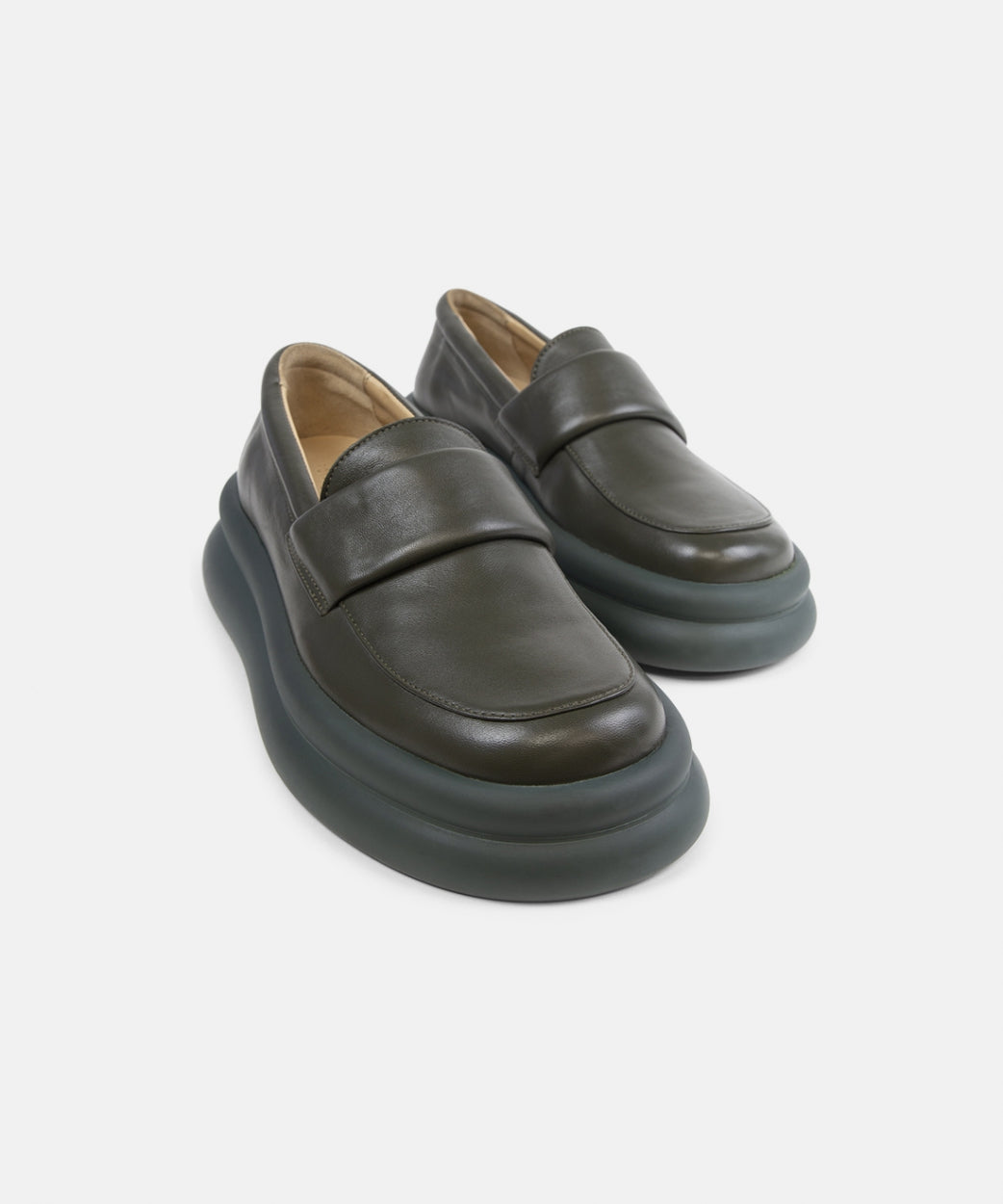 Flo Loafer | Dark Khaki / Anthracite