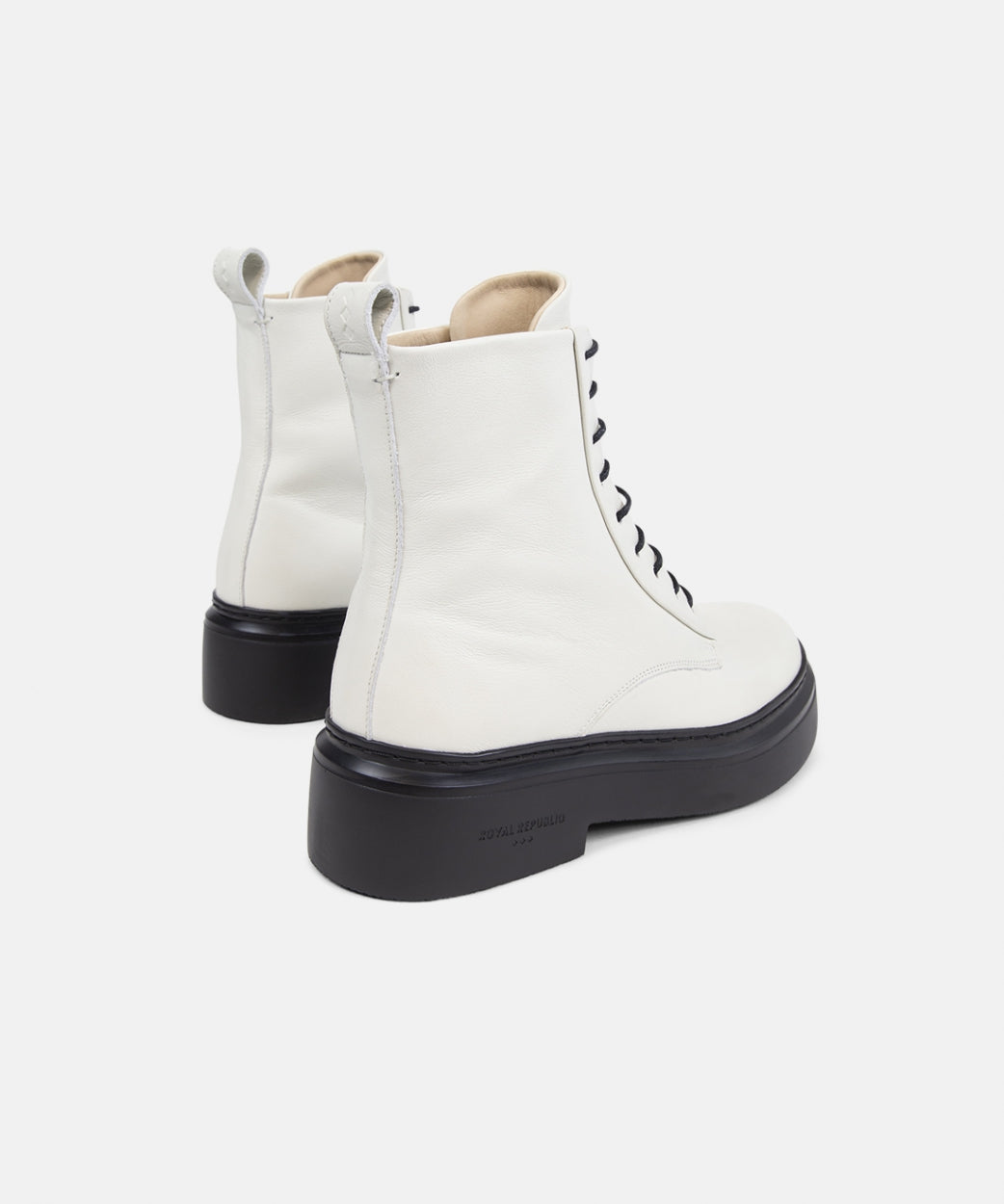 Elle Lace Up Boot 235 - Women | Off White