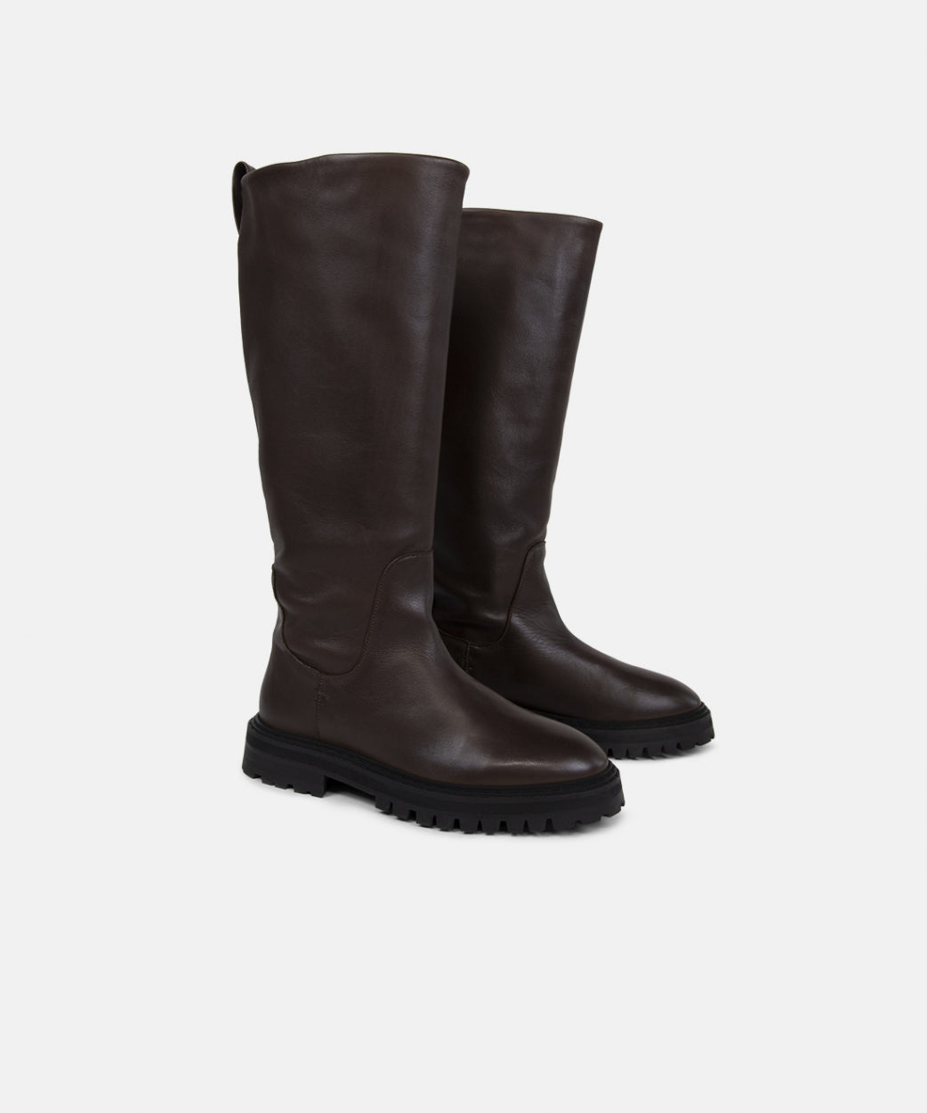 Downtown Long Boot 235 | Dark Brown