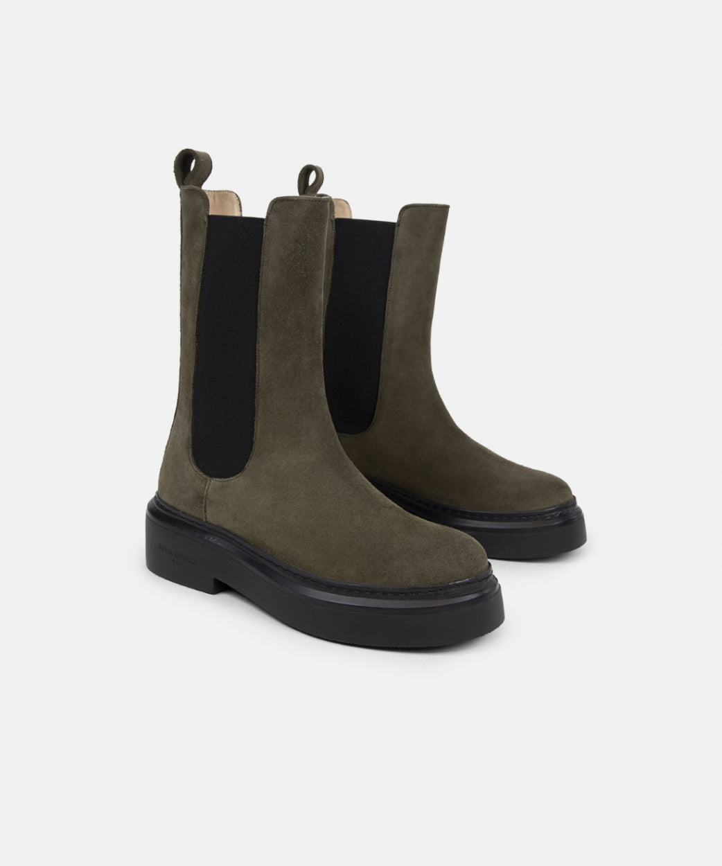 Elle Chelsea Suede 235 - Women | Dark Khaki / Anthracite