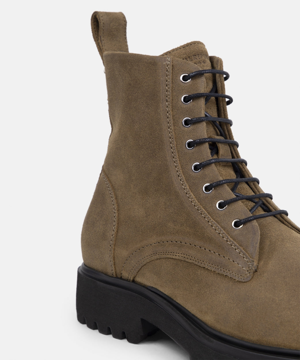 Domino Lace Up Boot Suede 235 | Hazel Brown