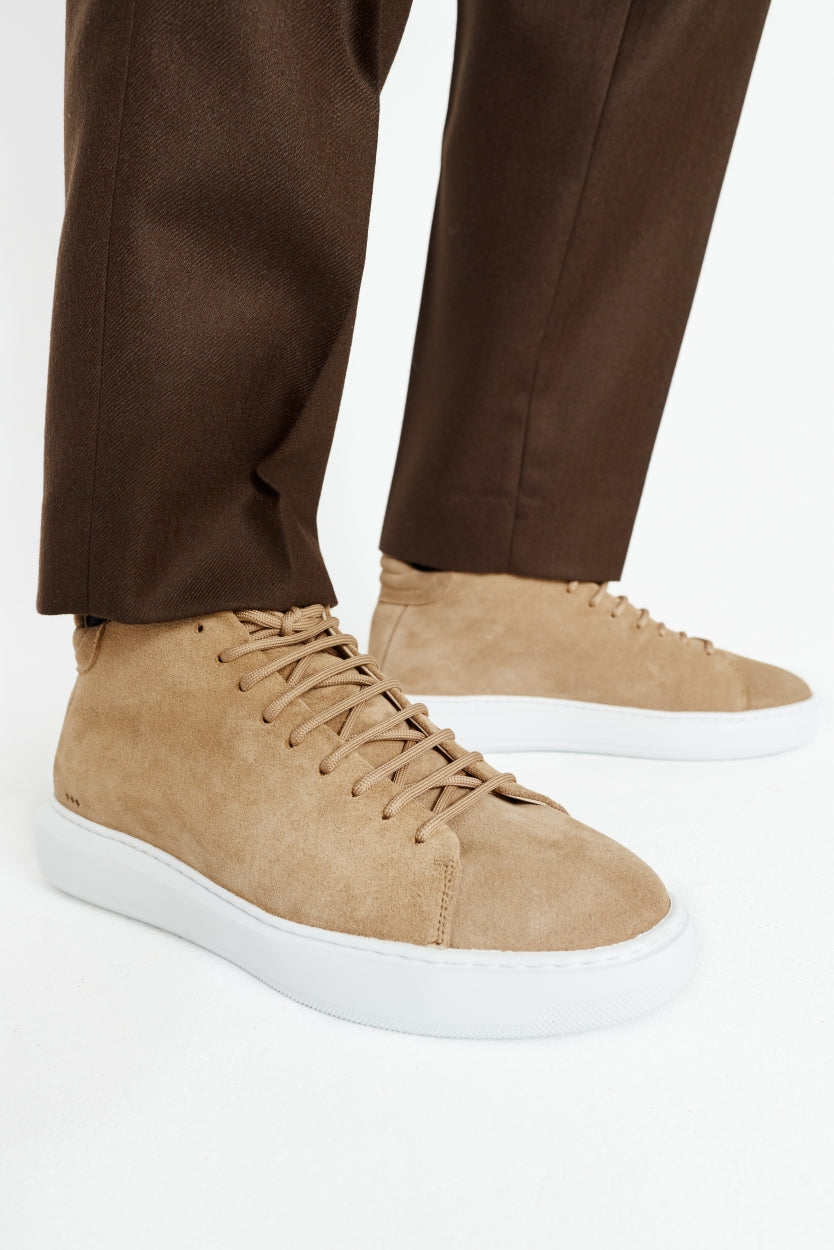 Cosmos Suede Hi Top | Camel