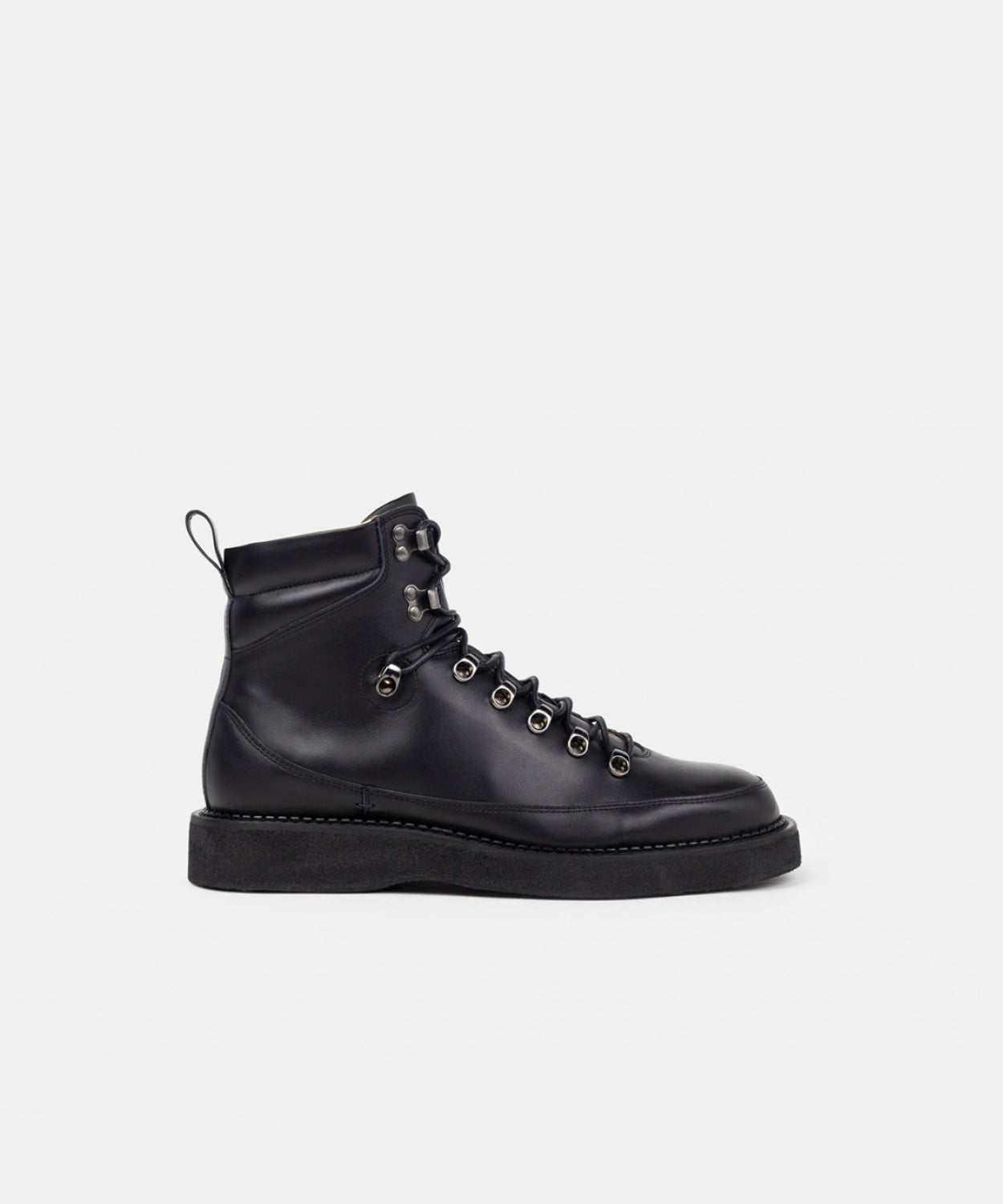 Tediq Crepe Hiker Boot | Black