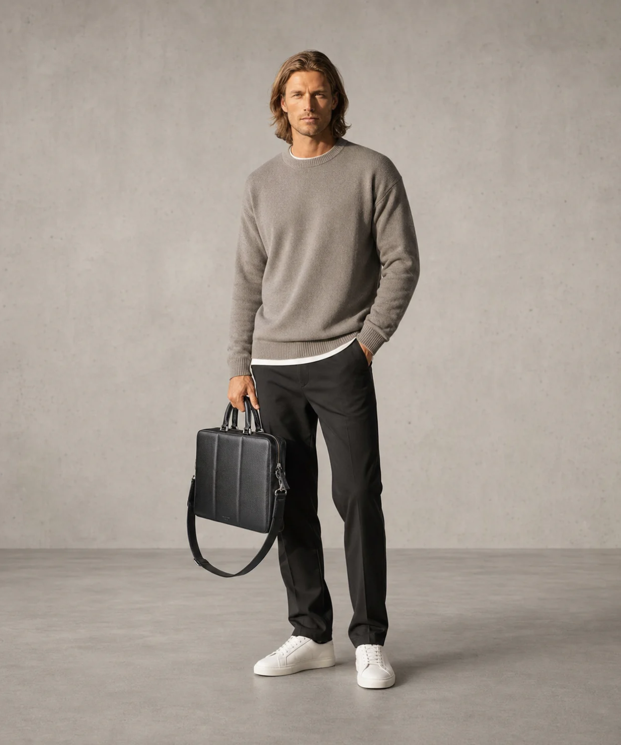 Treble Laptop Bag | Black