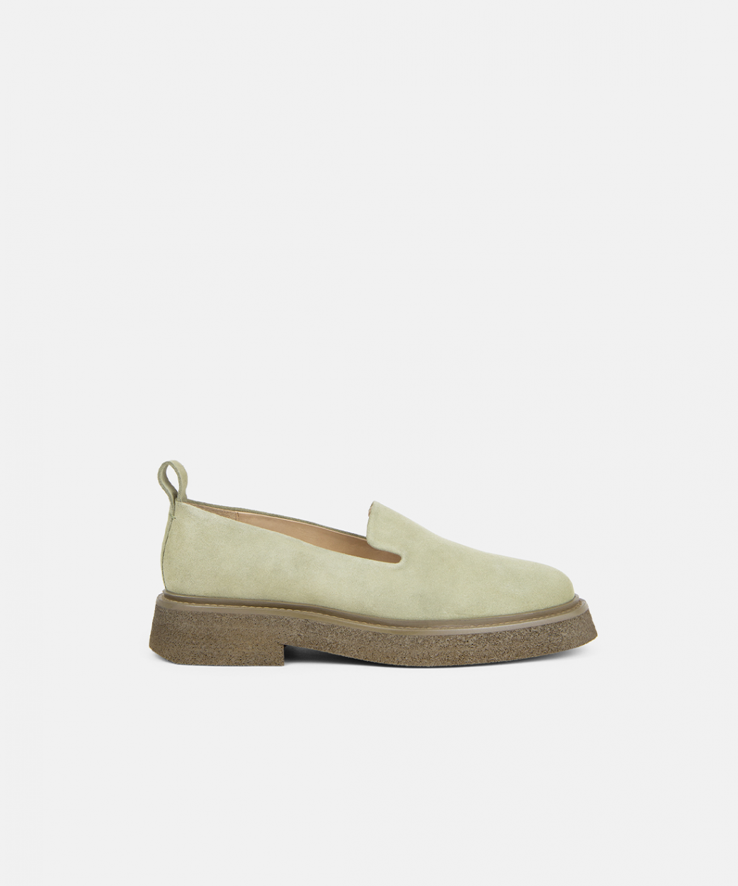 Bond Blox Suede Minimal Loafer | Green